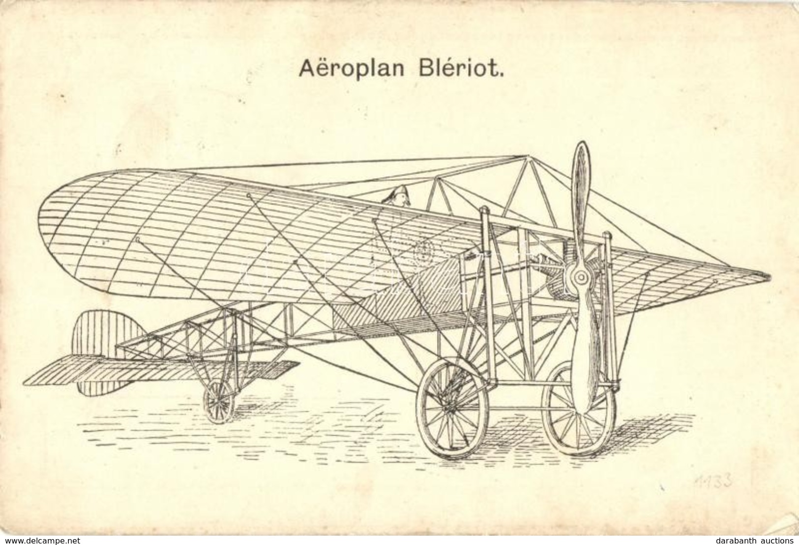 T2/T3 1910 Aeroplan Blériot (EK) - Non Classés