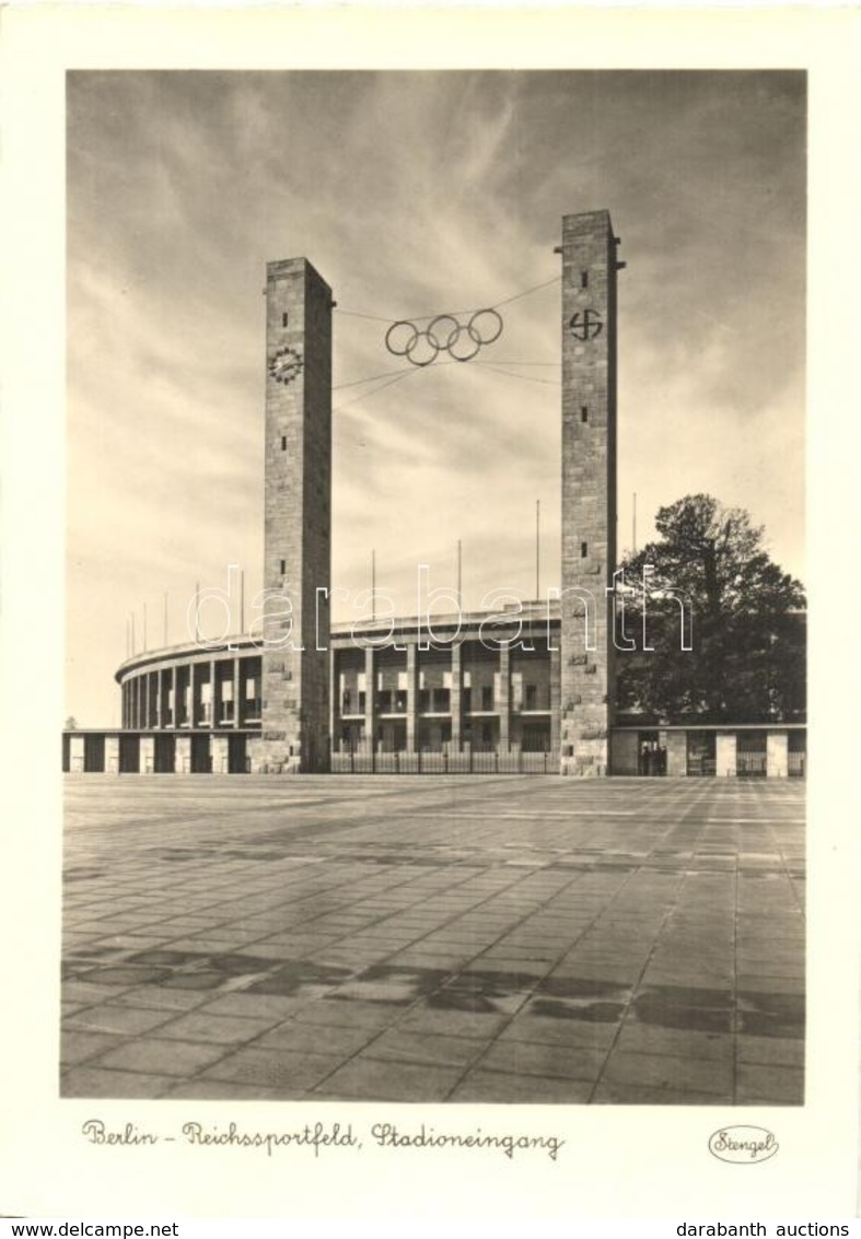 * T2 1936 Berlin Reichssportfeld, Stadioneingang / Olympic Stadium Entrance, Swastika - Non Classés