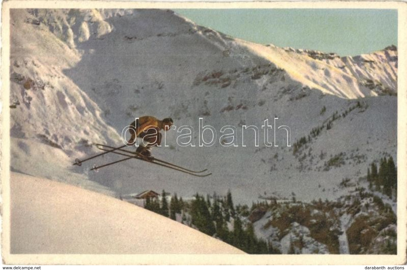 ** T1/T2 Man Skiing. C.E.L.A. Geneve No. 66. - Non Classés