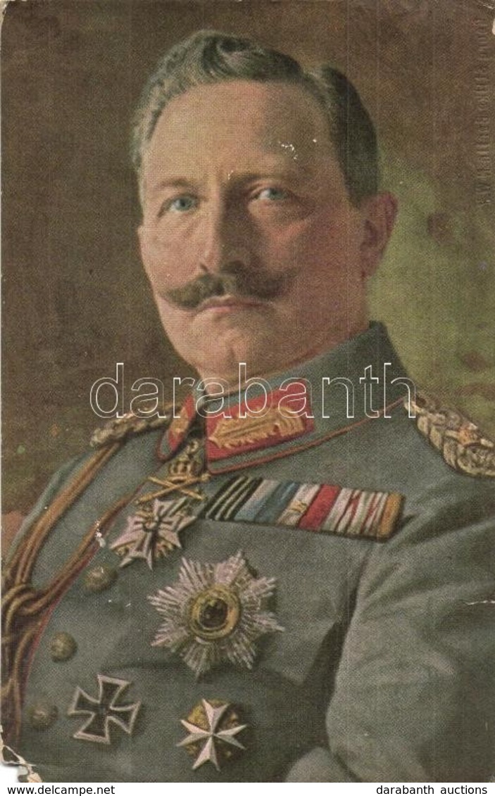 T4 1917 Kaiser Wilhelm II / Wilhelm II, German Emperor S: Brüch (EM) - Sin Clasificación
