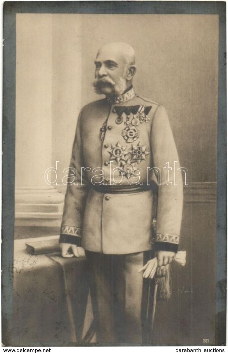 T2 1916 Ferenc József Kitüntetésekkel / Franz Joseph With Medals - Sin Clasificación