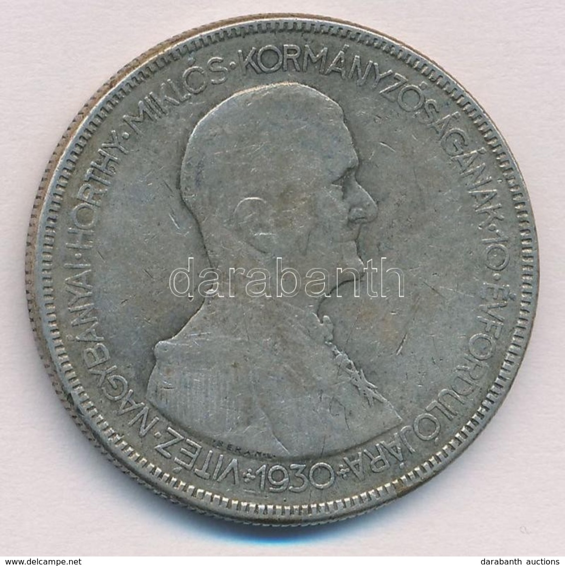 1930. 5P Ag 'Horthy Jobbra' T:2-,3
Adamo P8 - Sin Clasificación