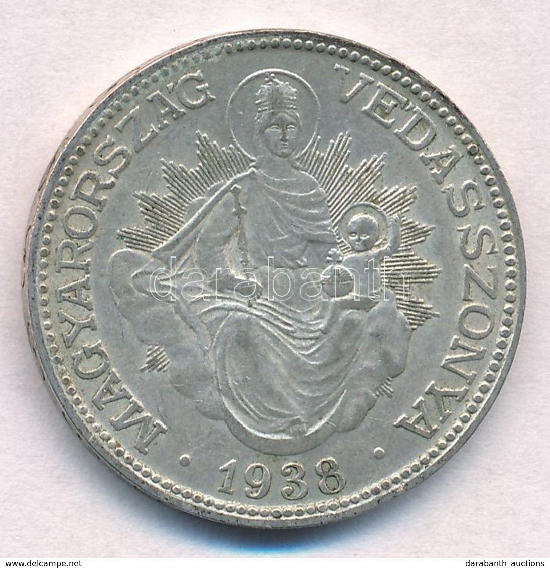 1938. 2P Ag 'Madonna' T:1-,2 Kis Patina
Adamo P7 - Sin Clasificación