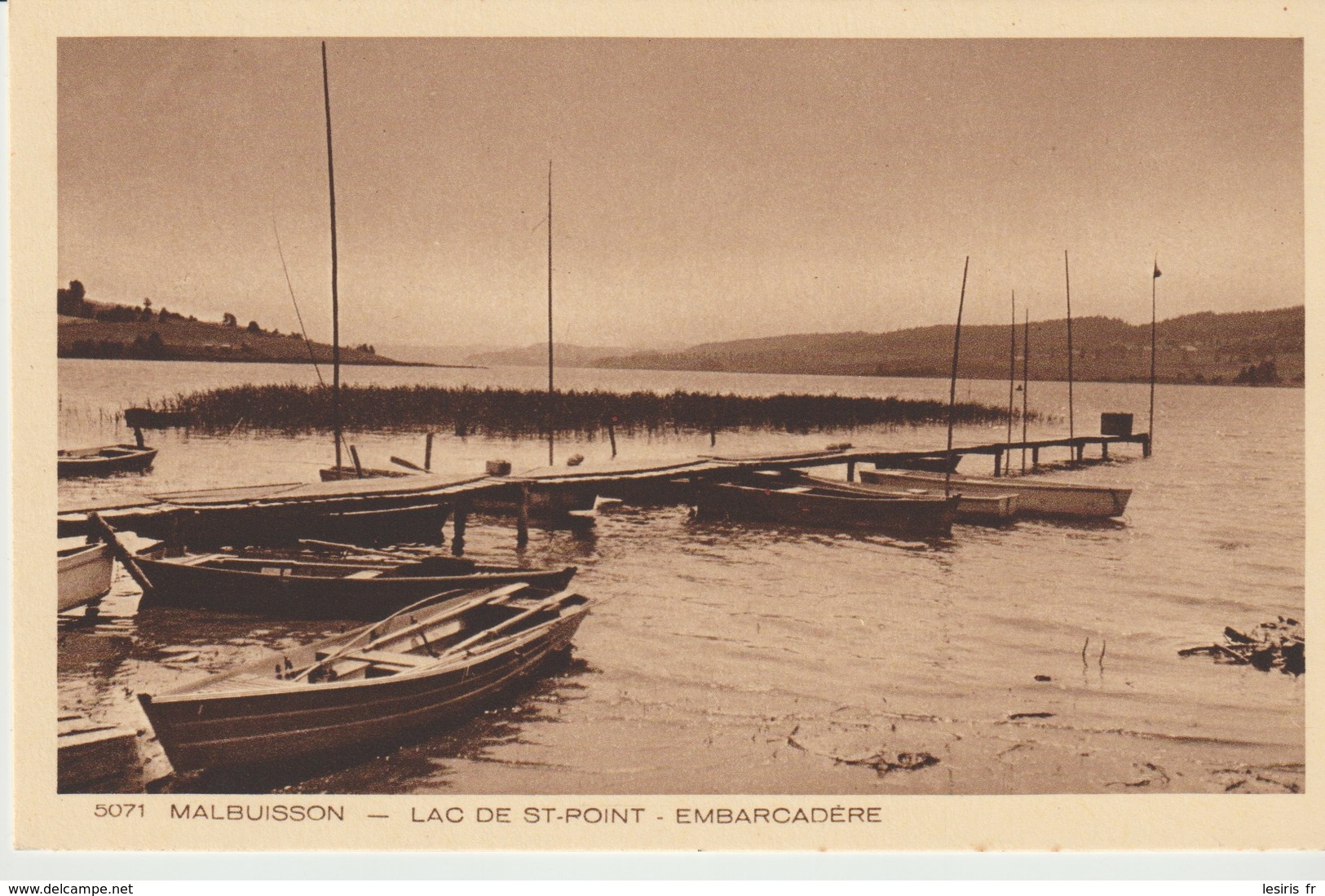 C.P.A. - MALBUISSON - LAC DE ST POINT - EMBARCADÈRE - - 5071 - BRAUN - Autres & Non Classés