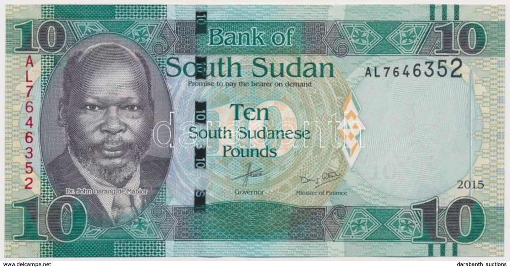 Dél-Szudán 2015. 10Ł T:I
South Sudan 2015. 10 Pounds C:UNC - Non Classés