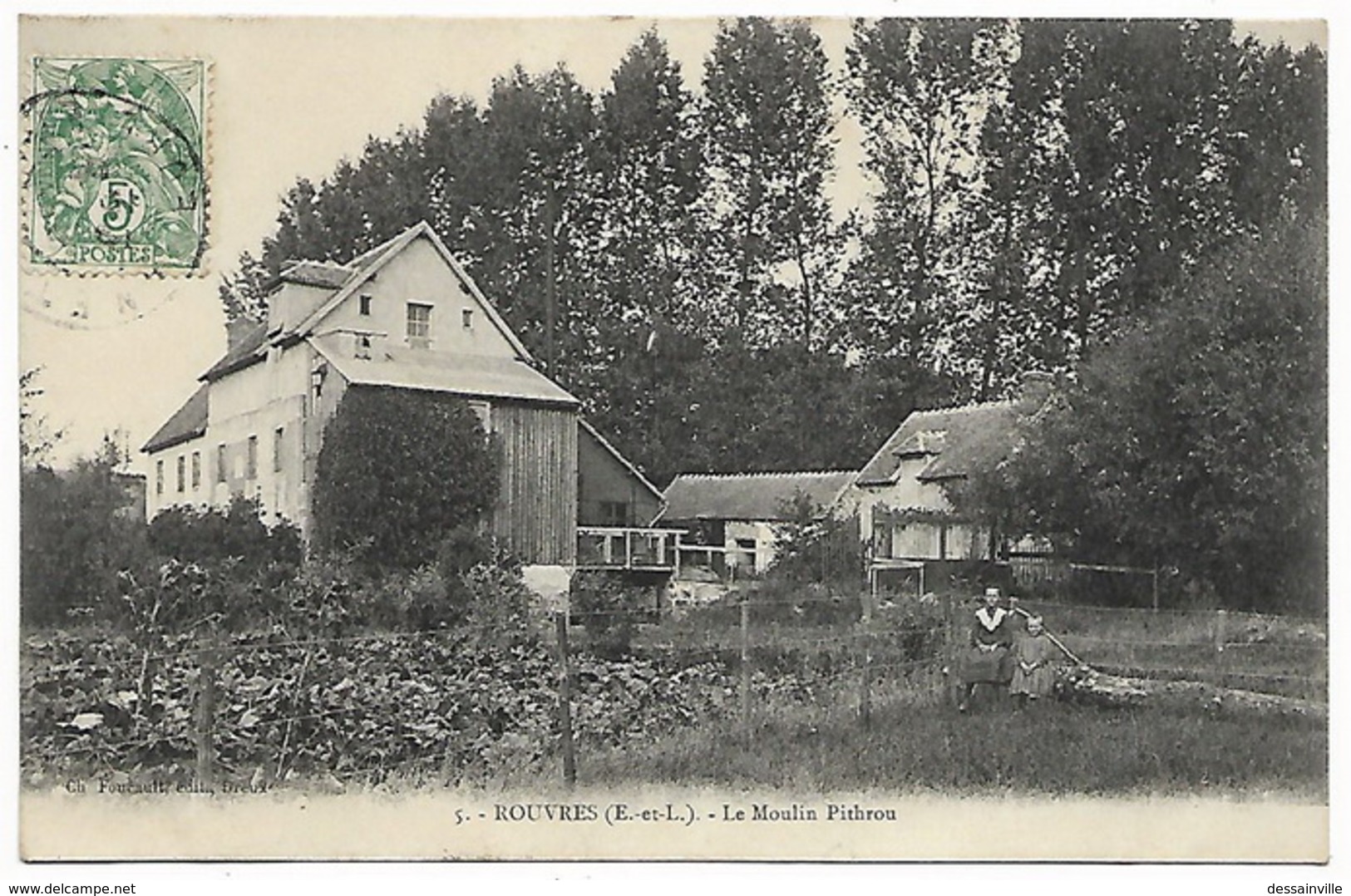 EURE ET LOIR  ROUVRES - Le Moulin Pithrou - Autres & Non Classés