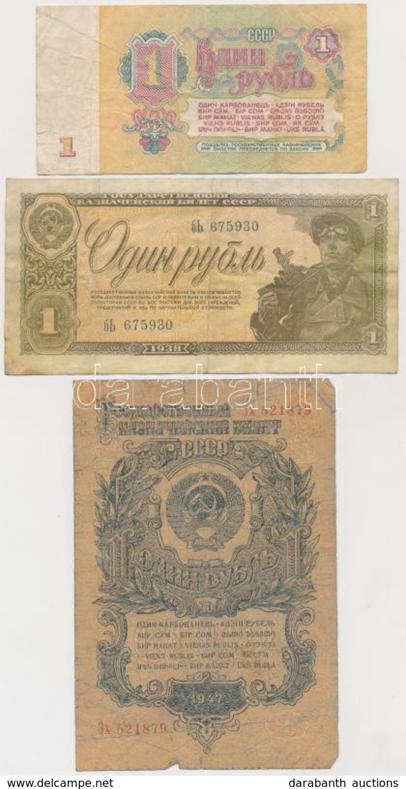 5db-os Vegyes Orosz és Szovjet Bankjegy Tétel T:III,III-
5pcs Of Various Russian And Soviet Banknotes C:F,VG - Sin Clasificación