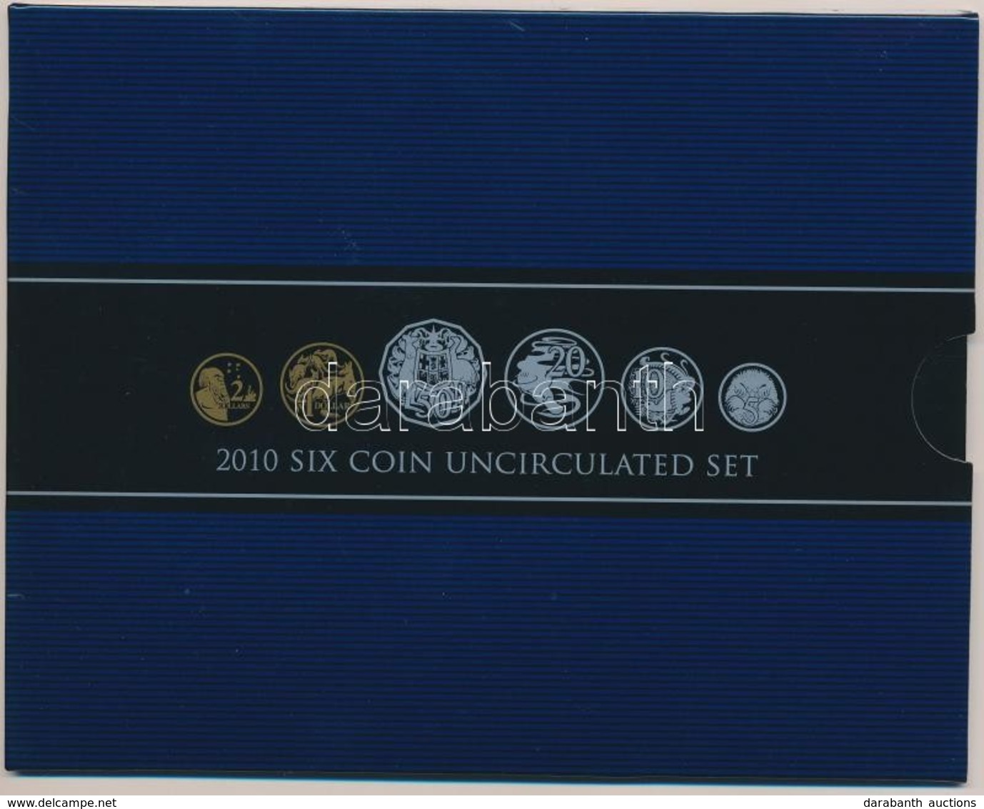Ausztrália 2010. 5c-2$ (6xklf) Forgalmi Szett Karton Tokban T:1 
Australia 2010. 5c - 1 Dollar (6xklf) Coin Set In Cardb - Non Classés