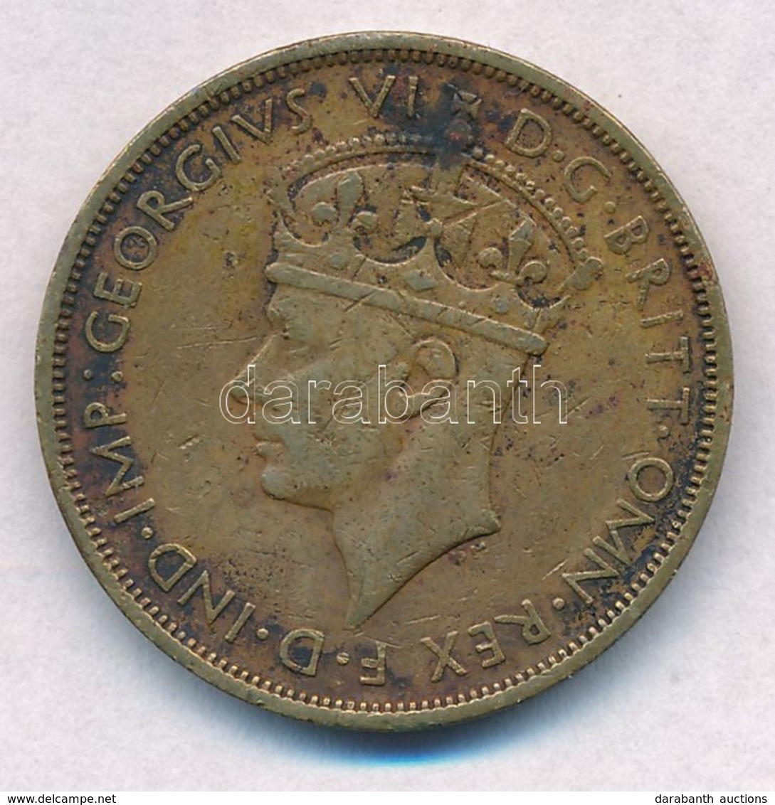 Brit Nyugat-Afrika 1946. 2Sh Ni-sárgaréz 'VI. György' T:2-
British West Africa 1946. 2 Shilling Ni-Brass 'George VI' C:V - Sin Clasificación