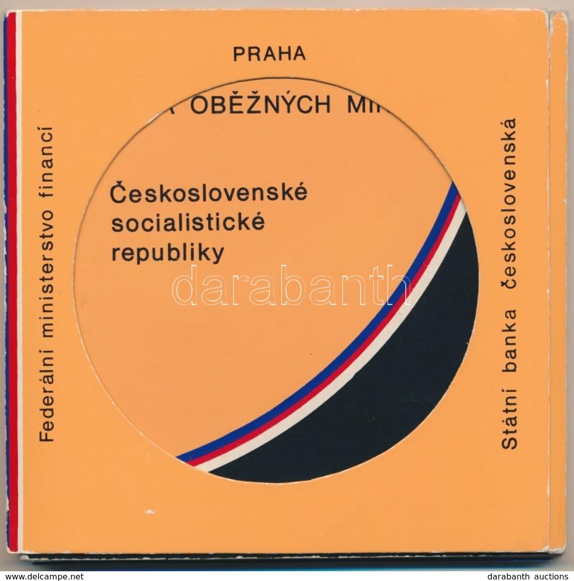 Csehszlovákia 1988. 5h-5K (7xklf) Forgalmi Sor, Sérült Karton Tokban T:1 
Czechoslovakia 1988. 5 Haleru - 5 Korun (7xdif - Non Classés