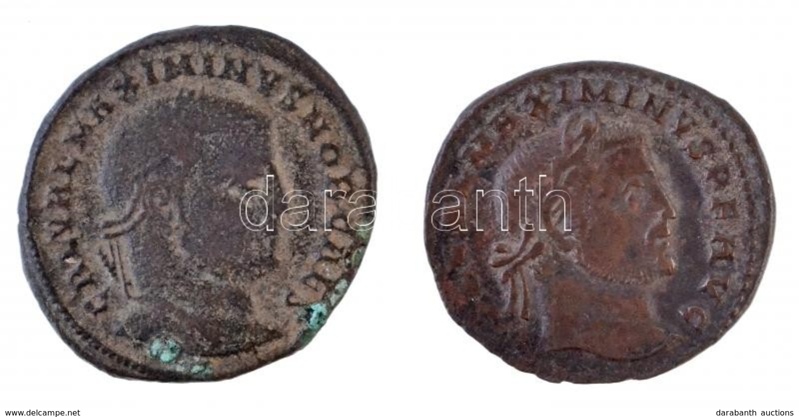 Római Birodalom 2db-os Vegyes Maximinus Rézpénz Tétel T:2-
Roman Empire 2pcs Of Various Copper Coins From Maximinus C:VF - Non Classés