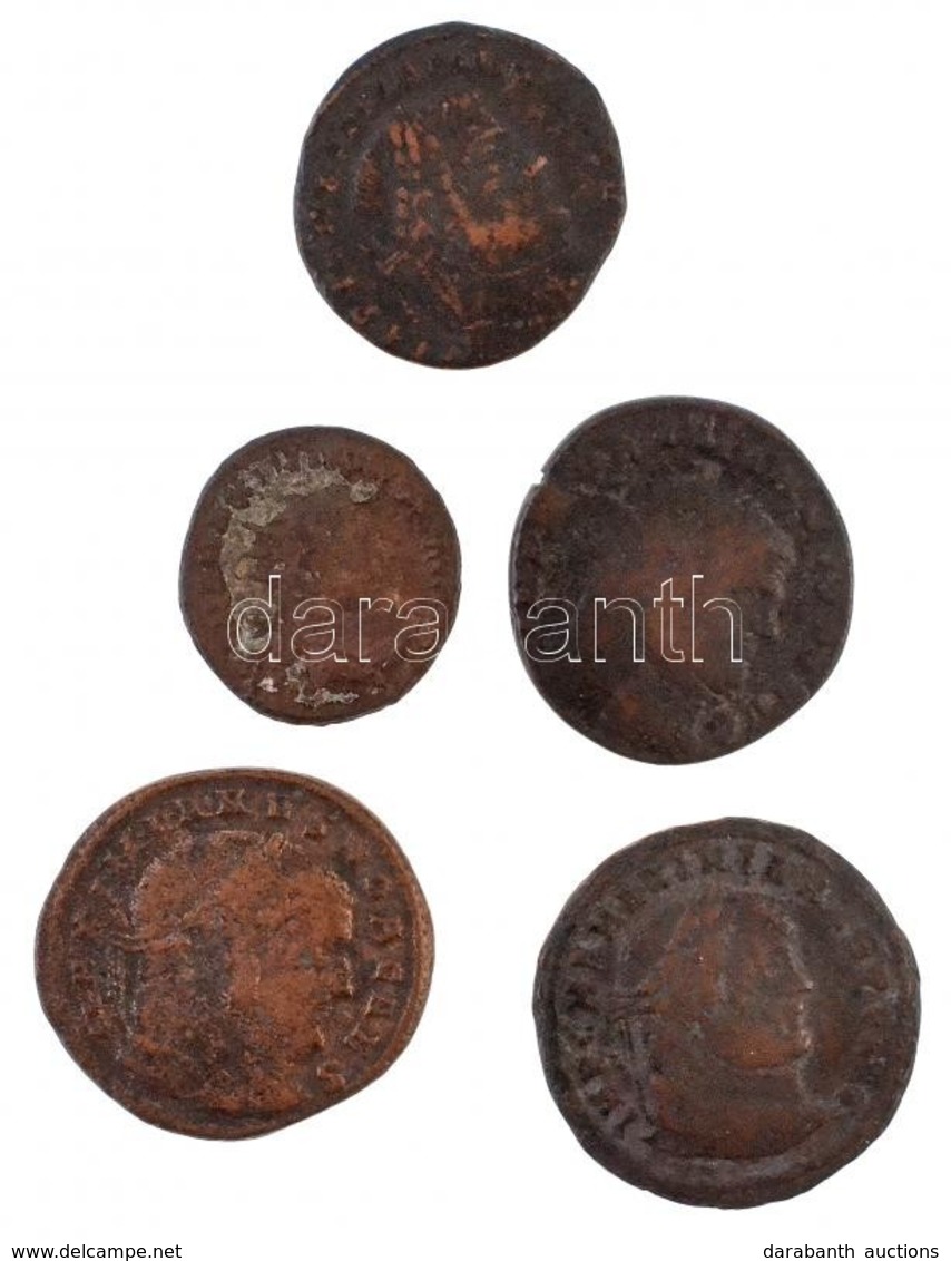 Római Birodalom 5db-os Vegyes Maximianus Rézpénz Tétel T:2-,3
Roman Empire 5pcs Of Various Copper Coins From Maximianus  - Sin Clasificación