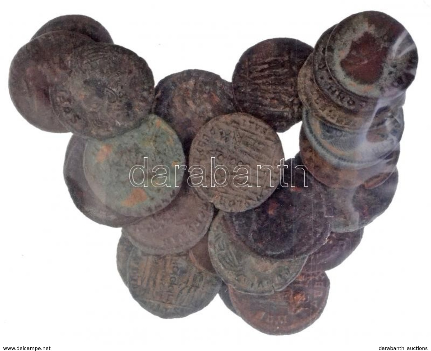 Római Birodalom 28db-os Vegyes Constans Rézpénz Tétel T:vegyes
Roman Empire 28pcs Of Various Copper Coins From Constans  - Sin Clasificación