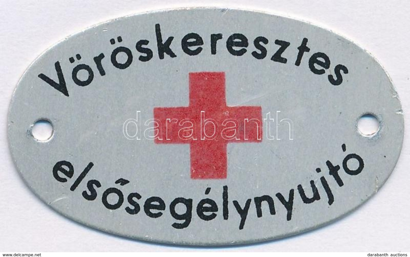 DN 'Vöröskeresztes Elsősegélynyújtó' Fém Jelvény (27x45mm) T:2 - Non Classés