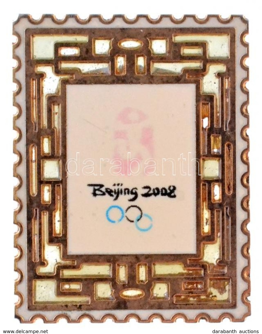 Kína 2008. 'Pekingi Olimpia' Fém Gomblyukjelvény (19x25mm) T:1
China 2008. 'Beijing Olympics' Metal Button Badge (19x25m - Non Classés