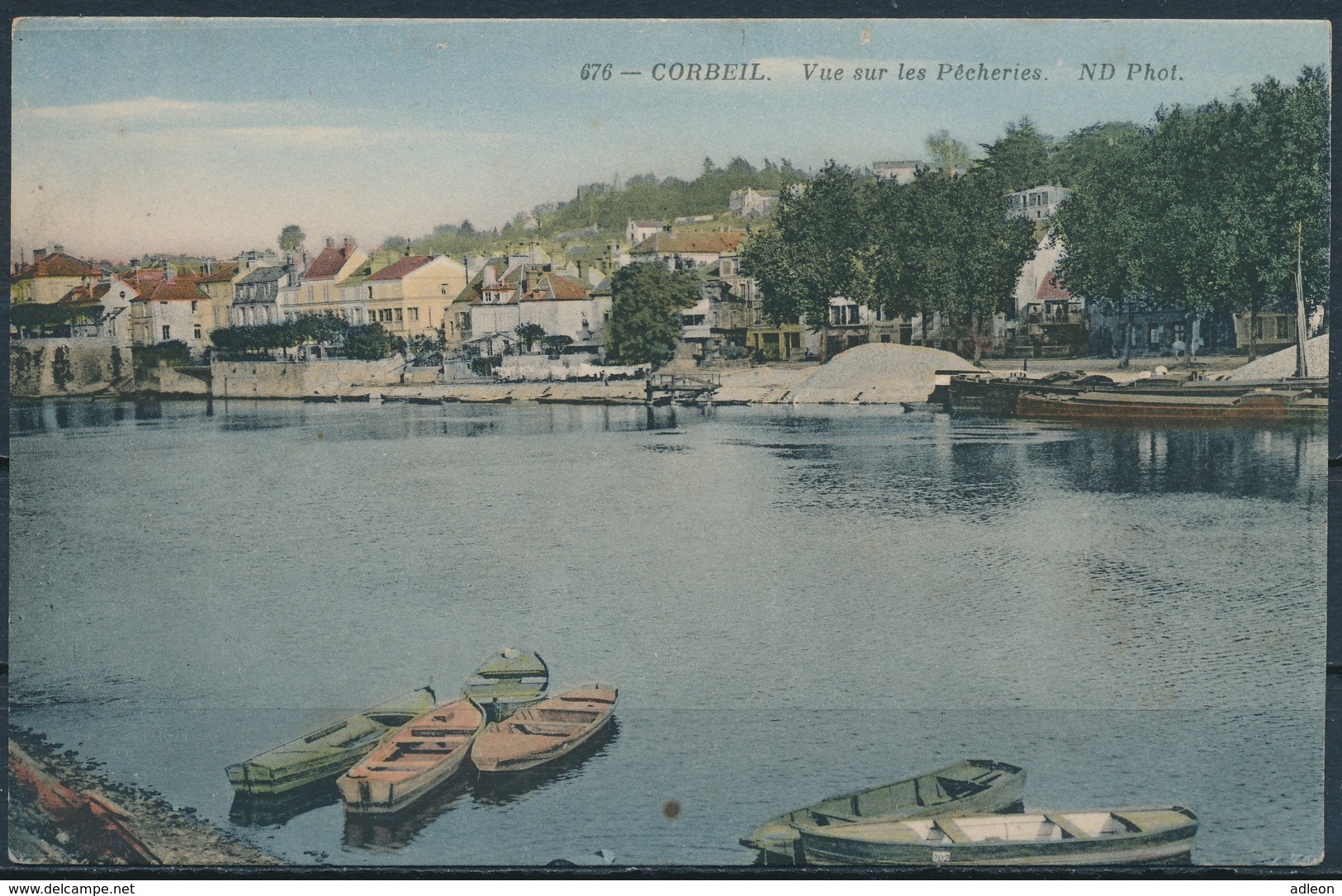 CORBEIL Vue Sur Les Pêcheries - Corbeil Essonnes