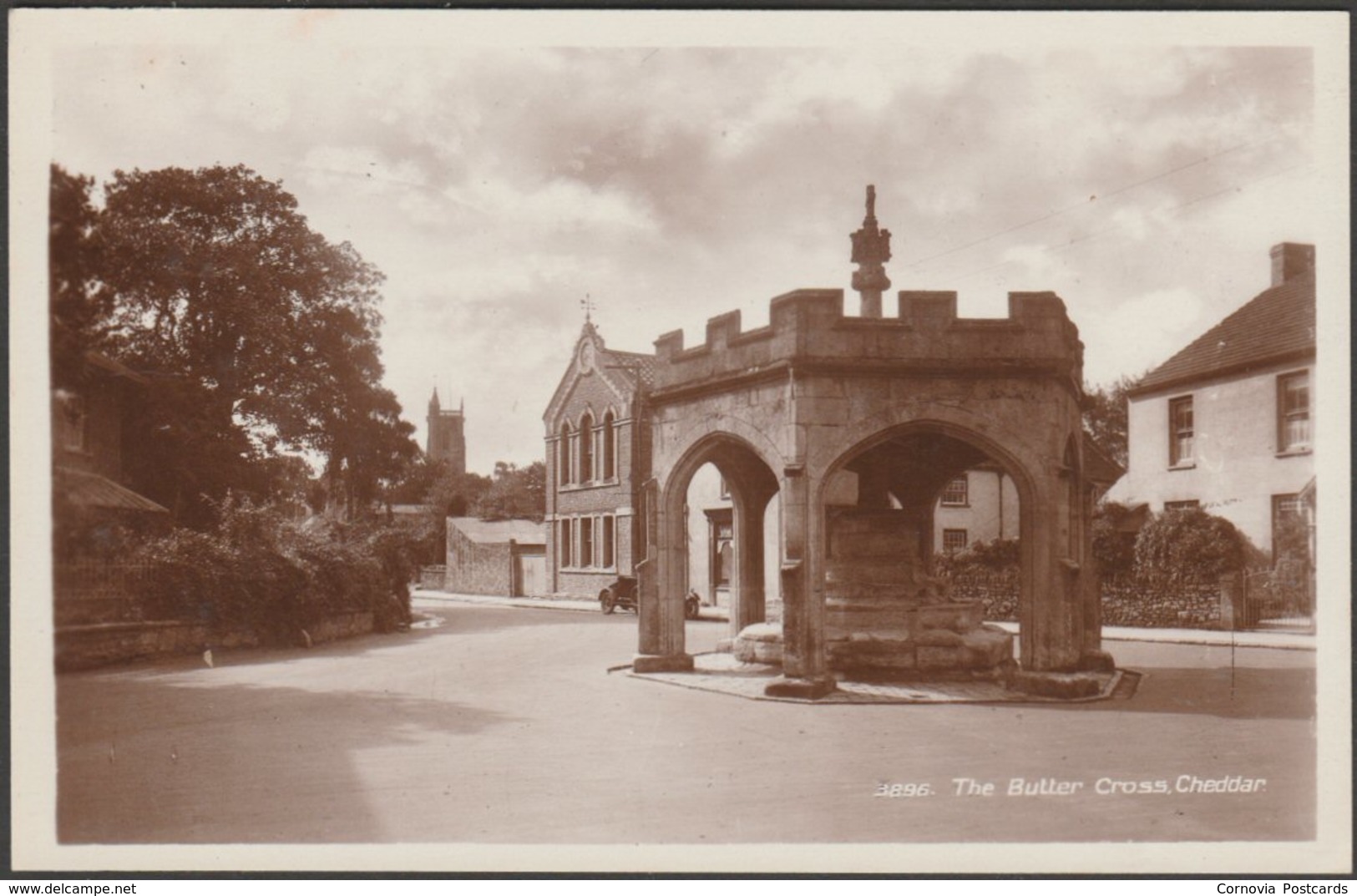 The Butter Cross, Cheddar, Somerset, C.1930 - RP Postcard - Cheddar