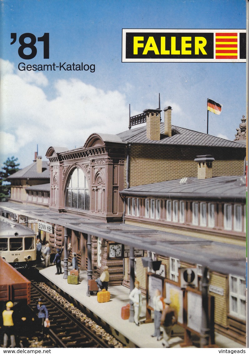 KAT211 Modellkatalog FALLER Gesamt-Katalog 1981, Neuw., Deutsch, 125 Seiten - Literatuur & DVD