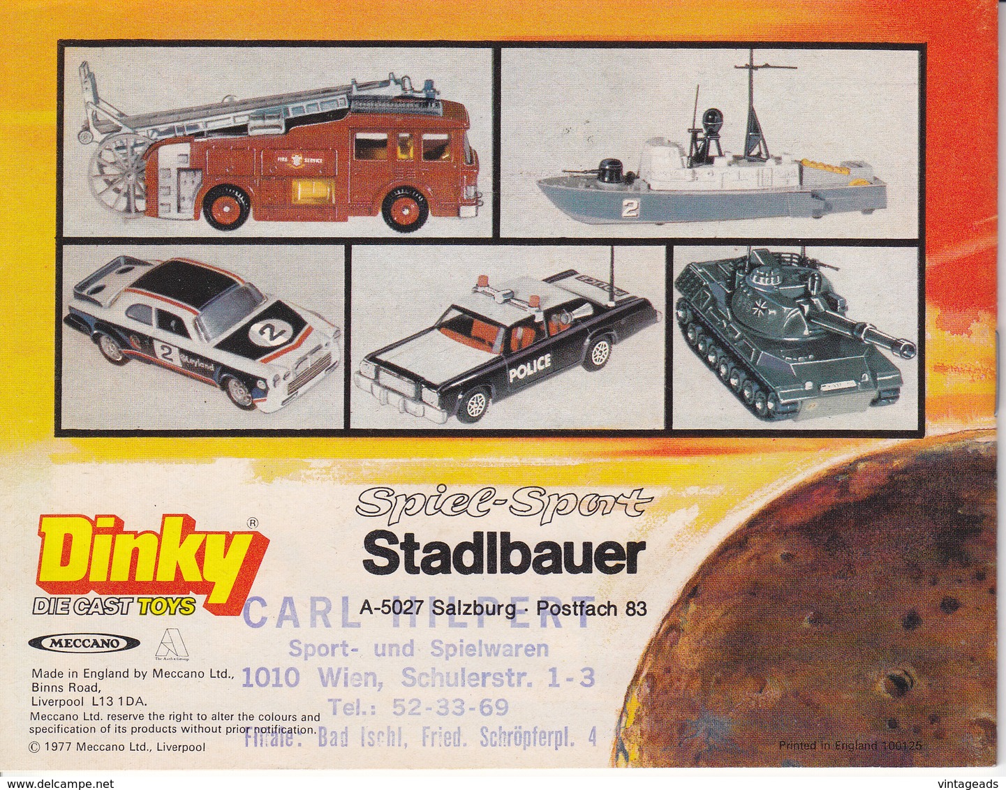 KAT222 Modellkatalog DINKY Die Cast Toys No. 13, 1977 - Letteratura & DVD