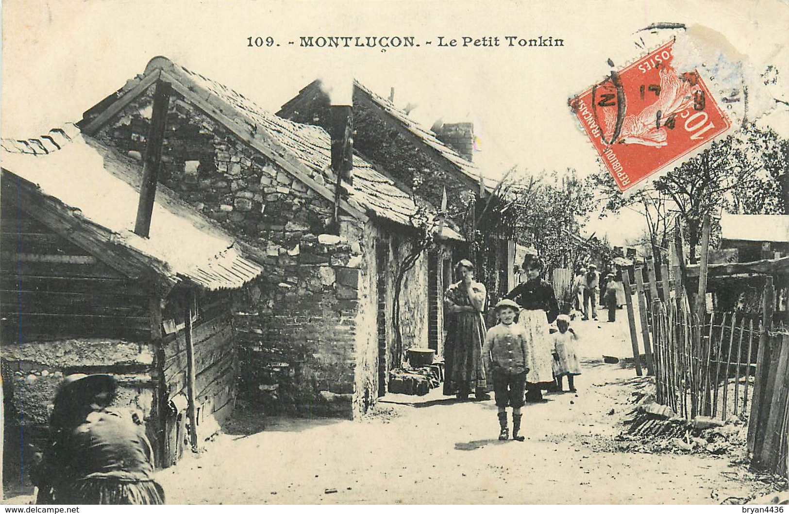 03 - MONTLUCON - ALLIER - LE PETIT TONKIN - CPA ANIMEE - VOIR SCANS - Montlucon