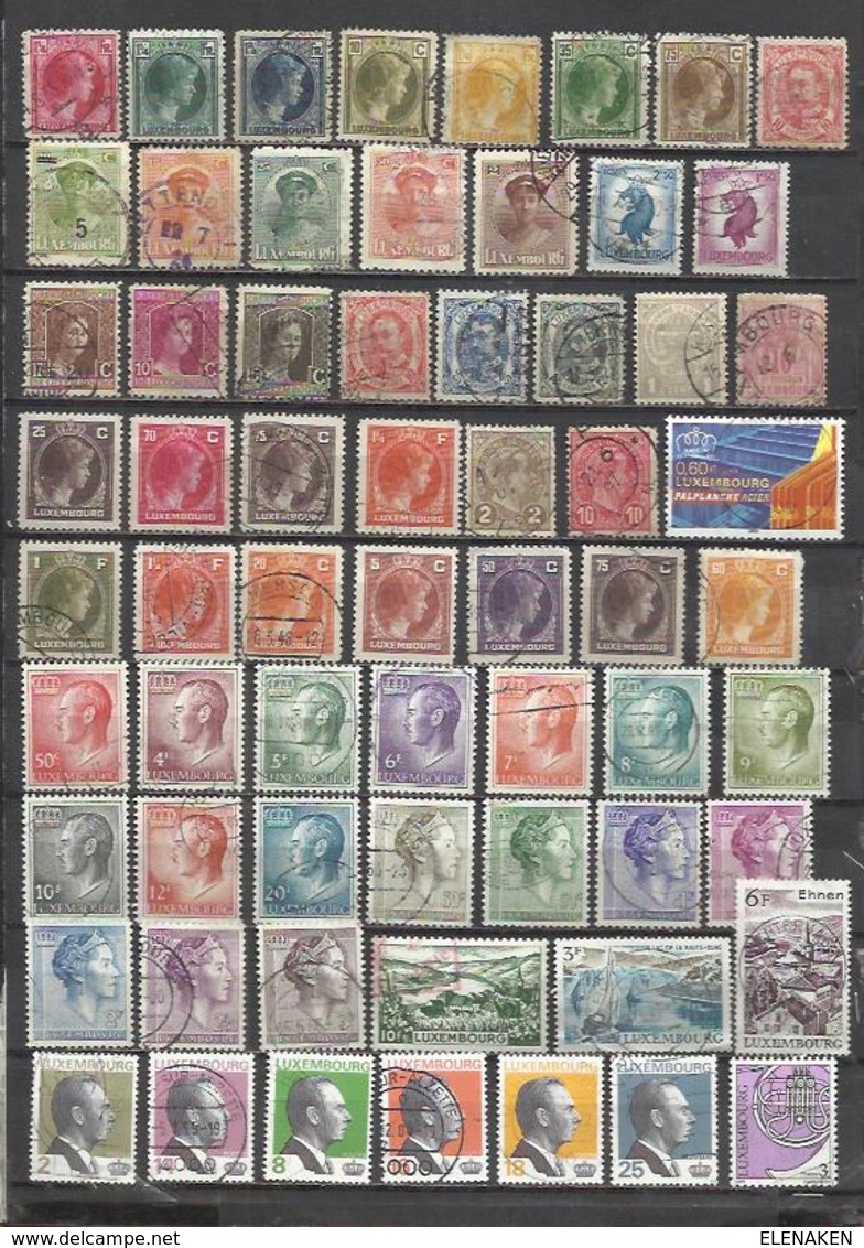 G895-SELLOS LUXEMBURGO SIN TASAR,BUENOS VALORES,VEAN ,FOTO REAL.LUXEMBOURG STAMPS WITHOUT TASAR, GOOD VALUES, SEE, REAL - Colecciones