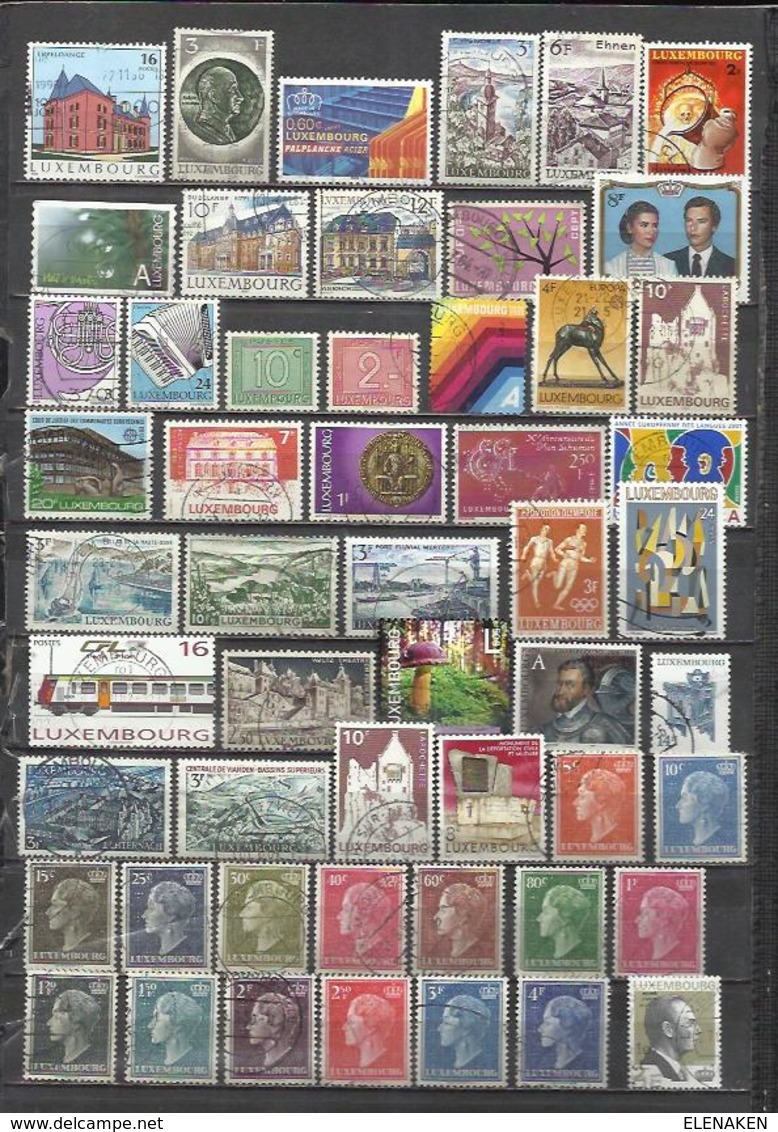 G896-SELLOS LUXEMBURGO SIN TASAR,BUENOS VALORES,VEAN ,FOTO REAL.LUXEMBOURG STAMPS WITHOUT TASAR, GOOD VALUES, SEE, REAL - Colecciones