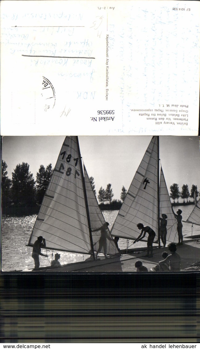 599536,Segelschiff Balaton Verseny El&ouml;tt Plattensee Segelboote Segeln - Segelboote