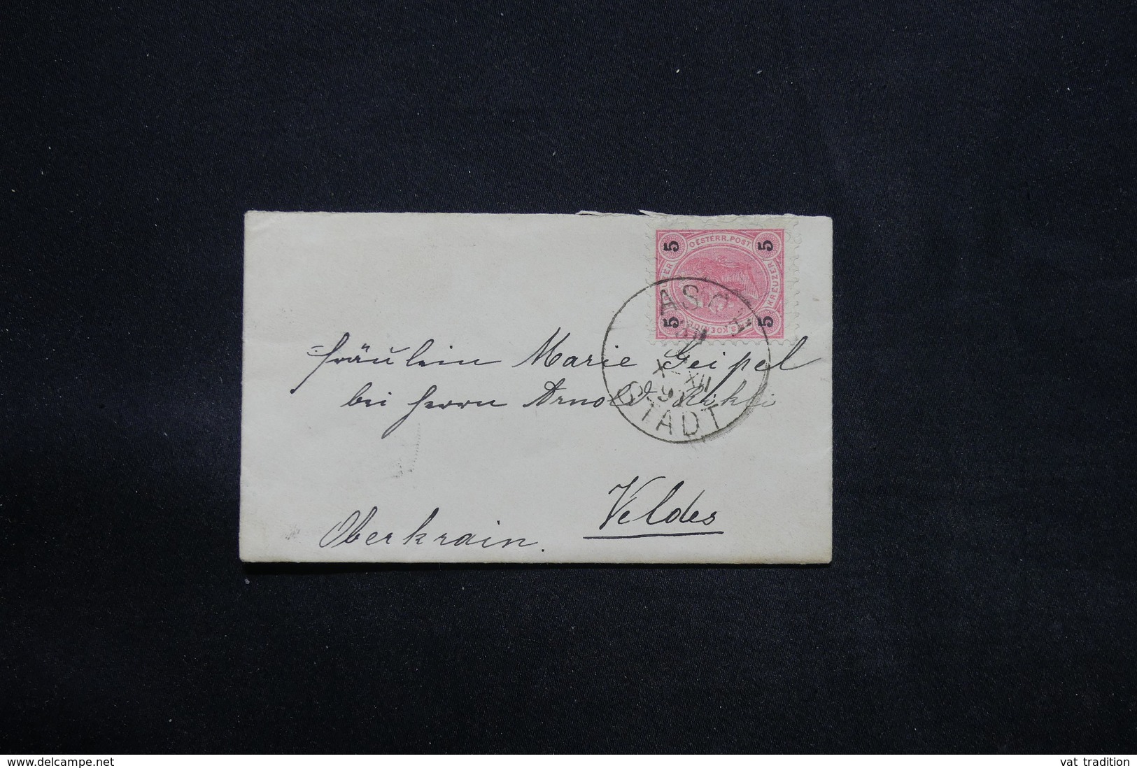 AUTRICHE - Enveloppe De Asch Pour Veldes En 1891 - L 25174 - Covers & Documents