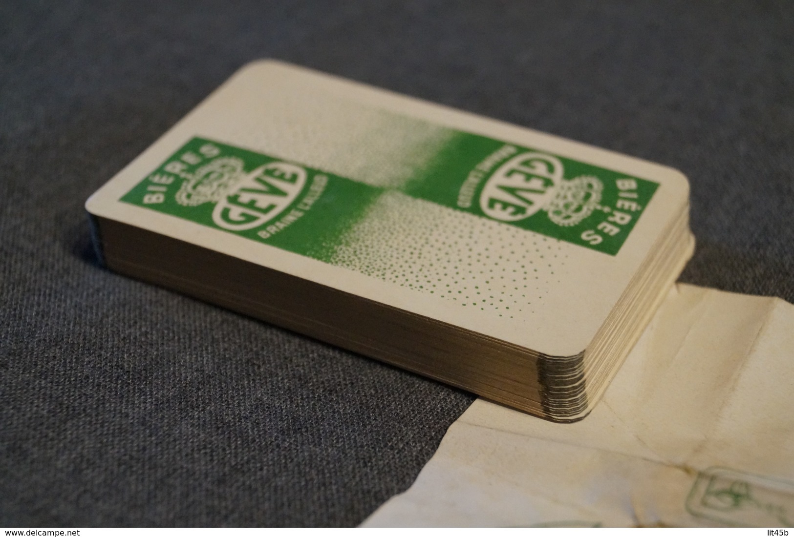 RARE très ancien jeux de carte bière Gévé ,Braine L'Alleud,32 cartes ,complet pour collection