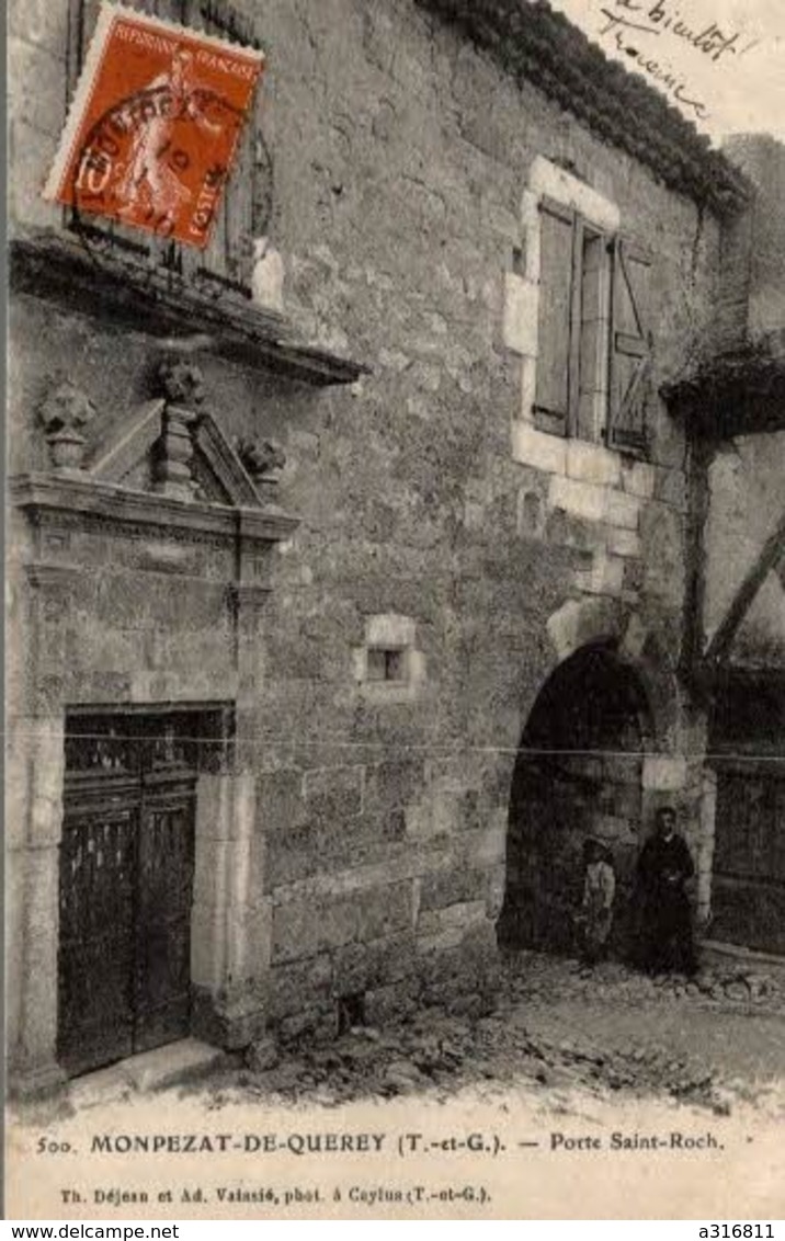 MONPEZAT DE QUEREY  PORTE SAINT ROCH - Montpezat De Quercy