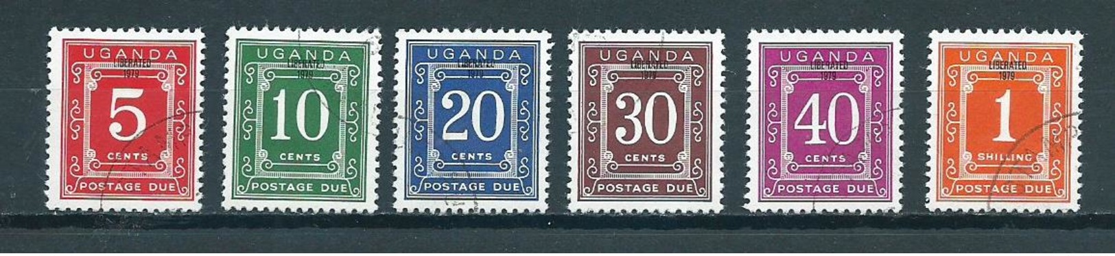 1979 Uganda Complete Set Liberated Used/gebruikt/oblitere - Oeganda (1962-...)