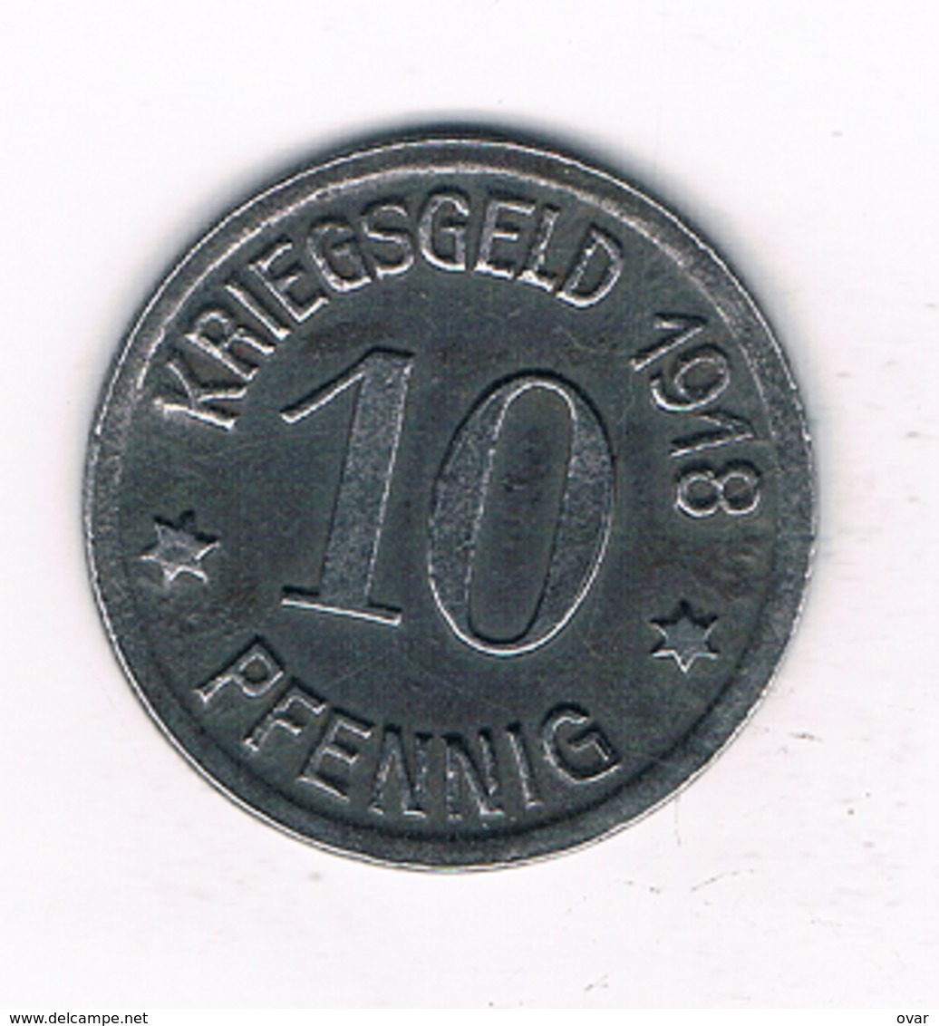 10 PFENNIG 1918 COBLENZ DUITSLAND /2161/ - Sonstige & Ohne Zuordnung