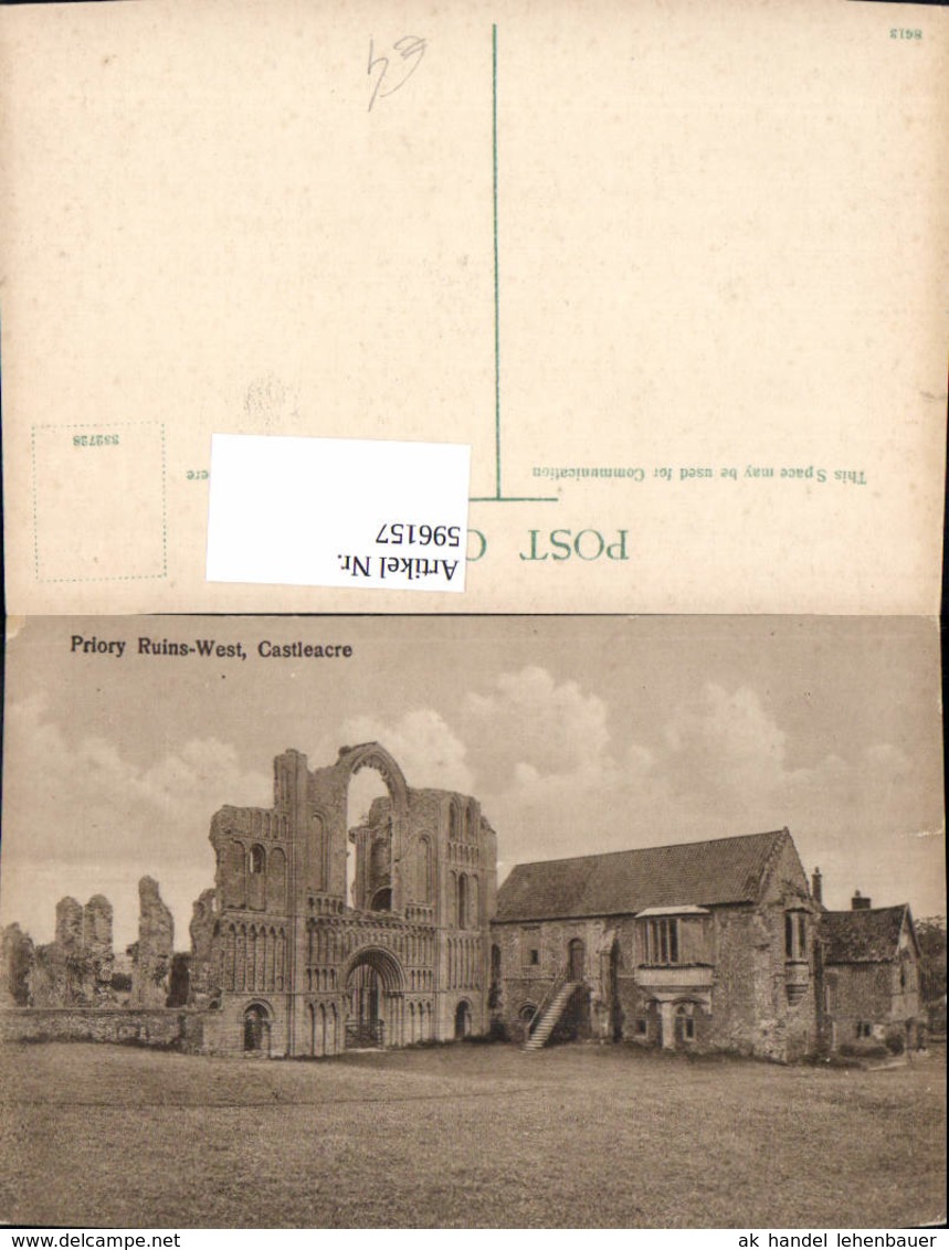 596157,Priory Ruins-West Castleacre Ruine United Kingdom - Sonstige & Ohne Zuordnung