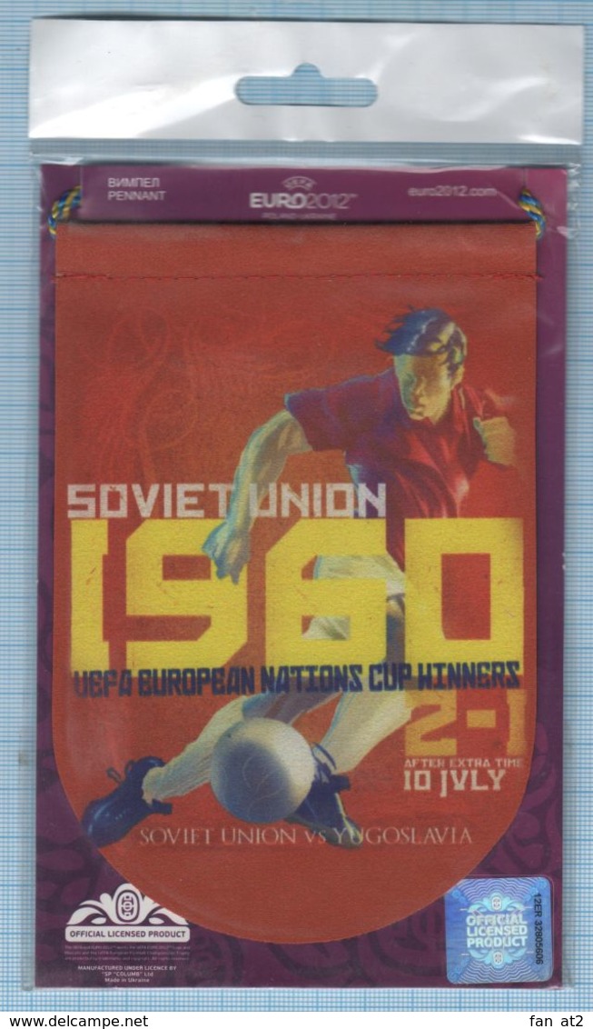 UKRAINE / PENNANT / POLAND / 1960 USSR & YUGOSLAVIA - 2: 1. UEFA. EURO 2012. - Uniformes Recordatorios & Misc