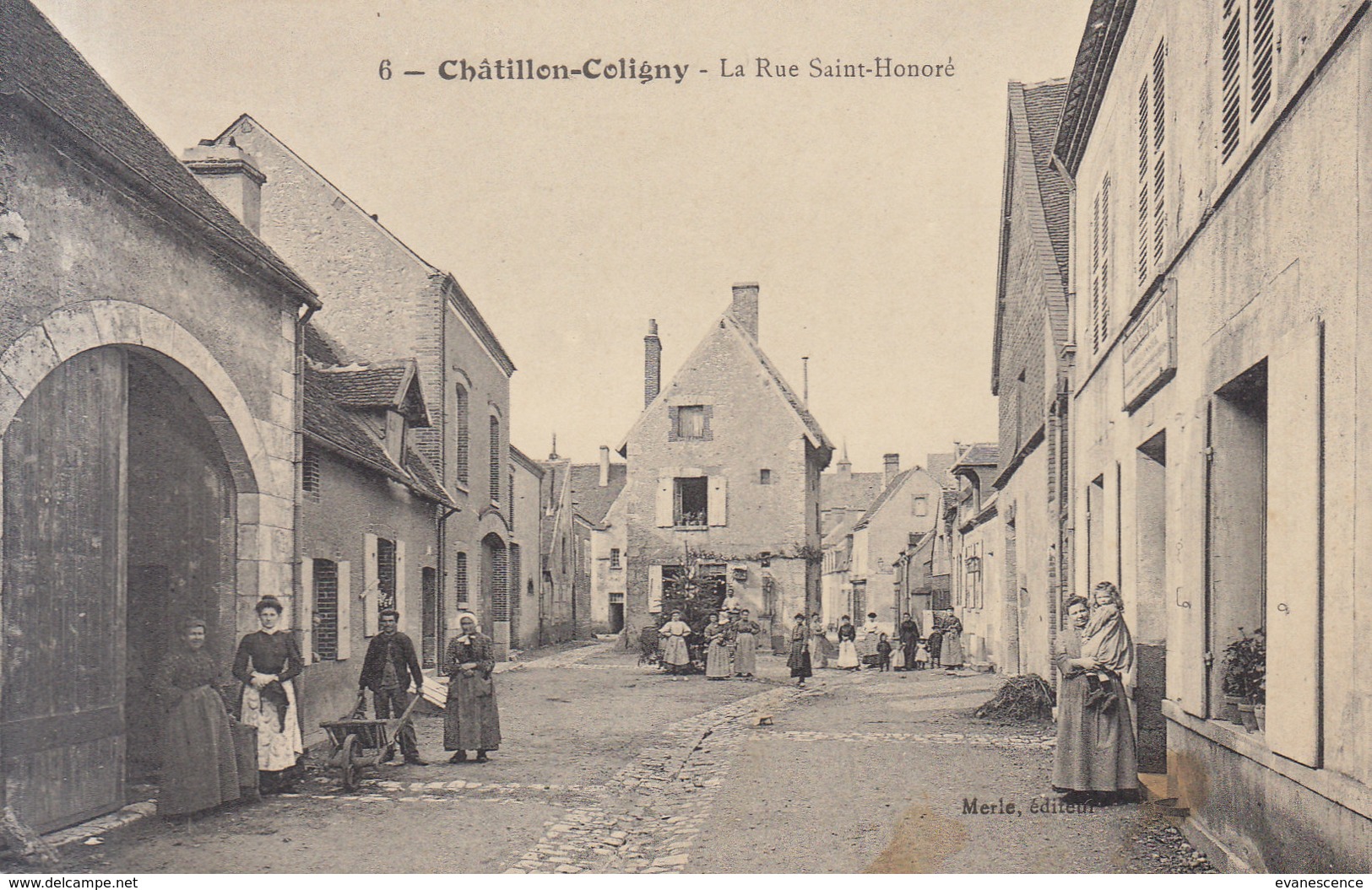 45  CHATILLON COLIGNY /  RUE ST HONORE    /// REF  MARS .19 ///  N° 8380 - Chatillon Coligny