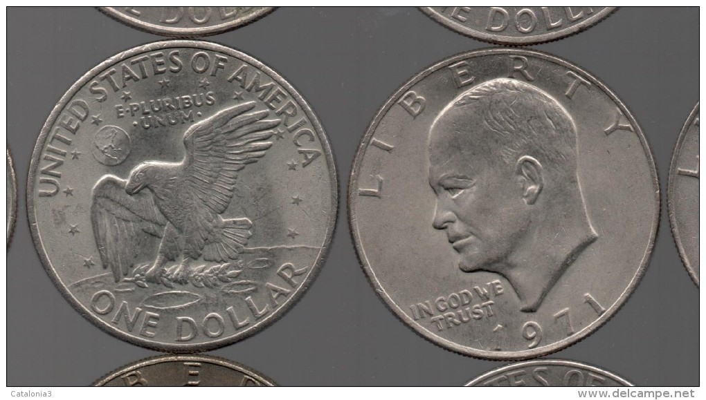 USA - 1 Dolar  Eisenhower 1971 - 1971-1978: Eisenhower