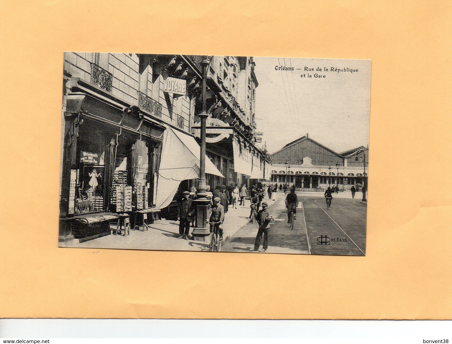 F1403 - ORLEANS - 45 - Rue De La République Et La Gare - Orleans