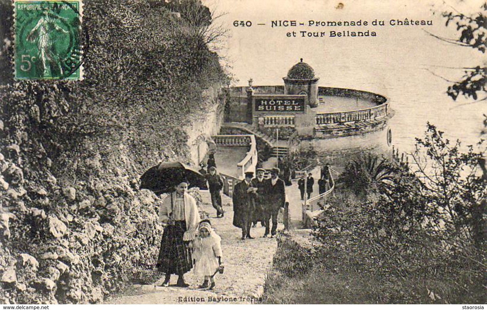 D06 NICE  Promenade Du Château Et Tour Bellanda - Monuments, édifices