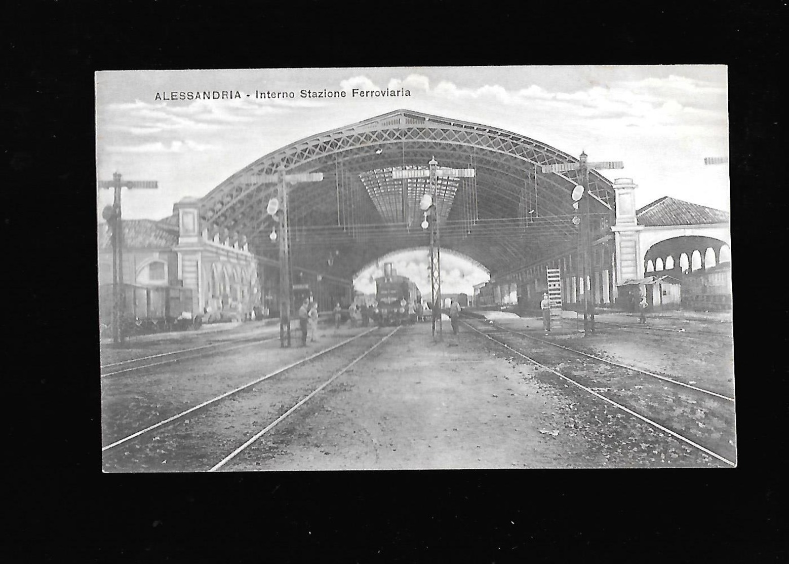 C.P.A. D UN TRAIN A LA GARE DE ALESSANDRIA EN ITALIE... - Autres & Non Classés