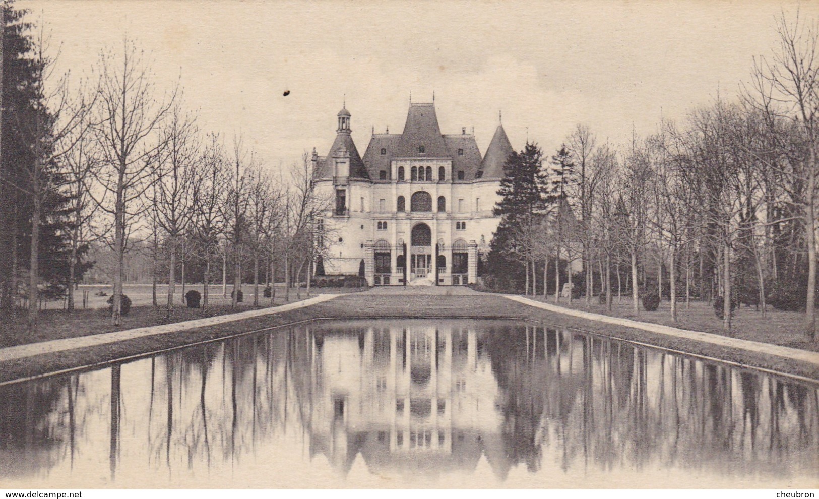 37. NOUZILLY . CPA .CHATEAU DE L'ORFRASIERE ( ORFRAISIERE). LE MIROIR - Autres & Non Classés