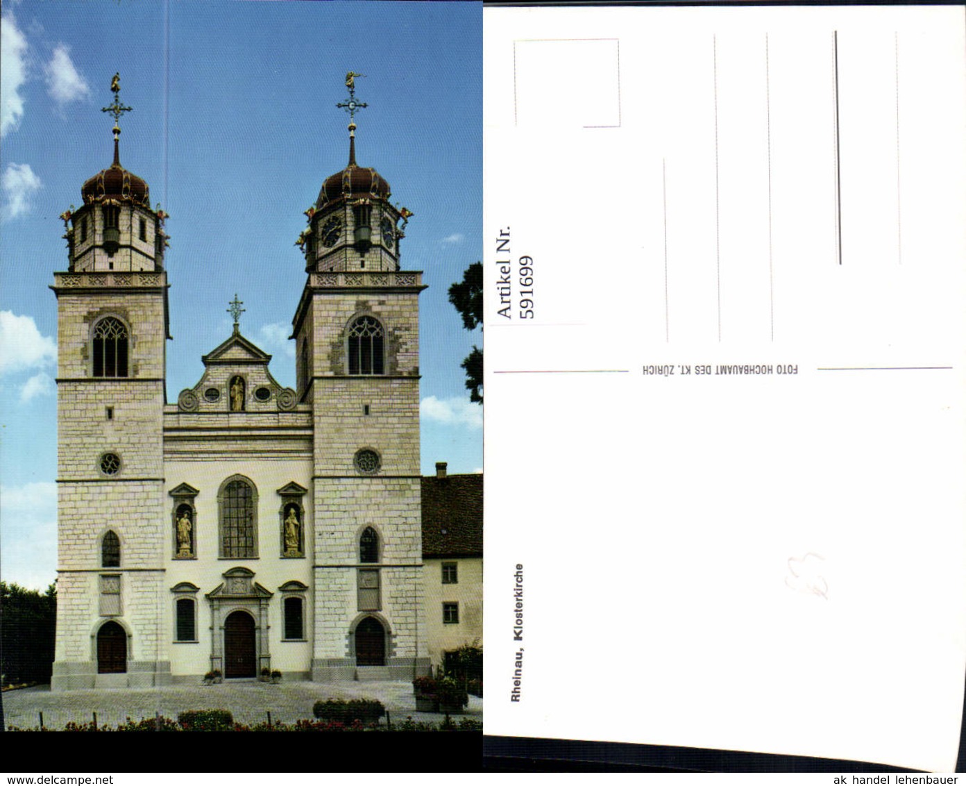 591699,Rheinau Klosterkirche Kirche Switzerland - Rheinau