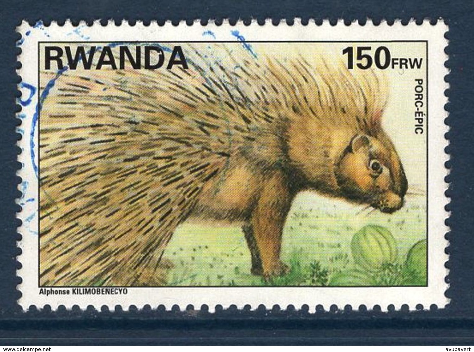 Rwanda, Timbre Oblitéré, Animaux, Porc-élic - Oblitérés