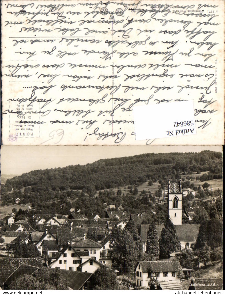 586842,Affoltern Am Albis Ansicht M. Kirche Switzerland - Affoltern