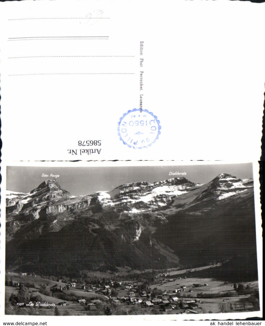 586578,Foto Ak Les Diablerets Ormont-Dessus Switzerland - Ormont-Dessus 