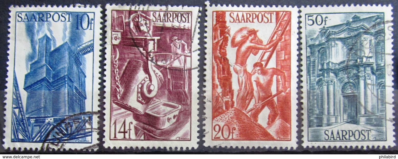 SARRE                    N° 240/243                  OBLITERE - Used Stamps