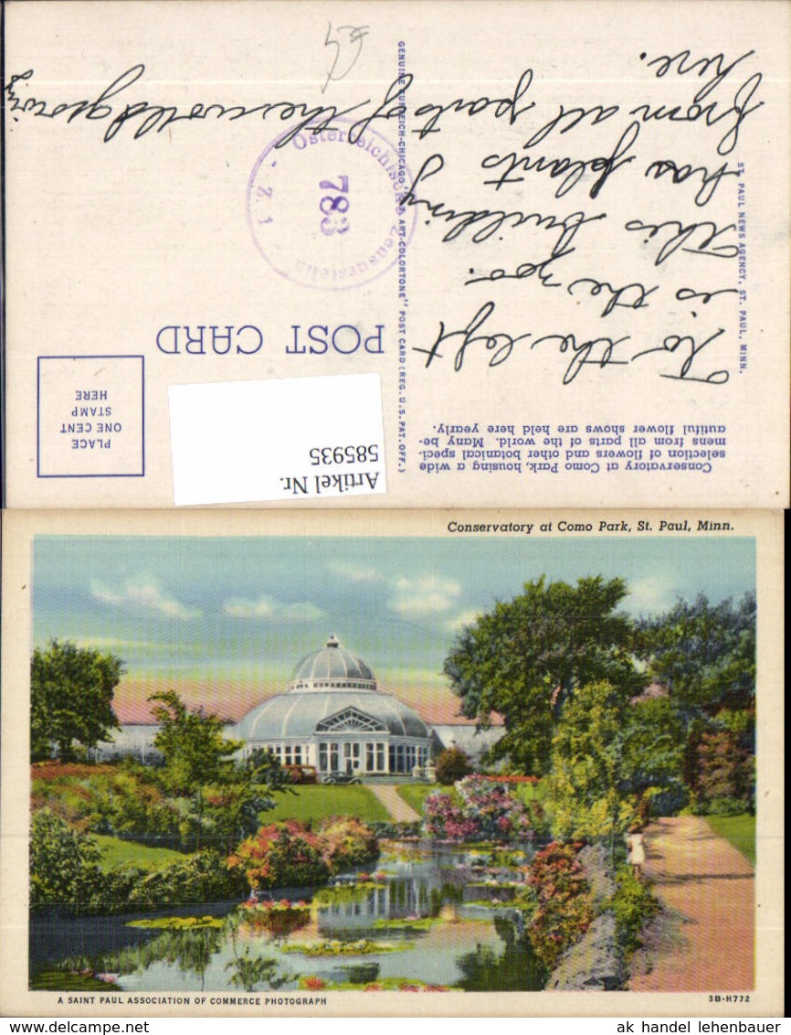 585935,Conservatory At Como Park St Paul Saint Paul Minnesota - Sonstige & Ohne Zuordnung