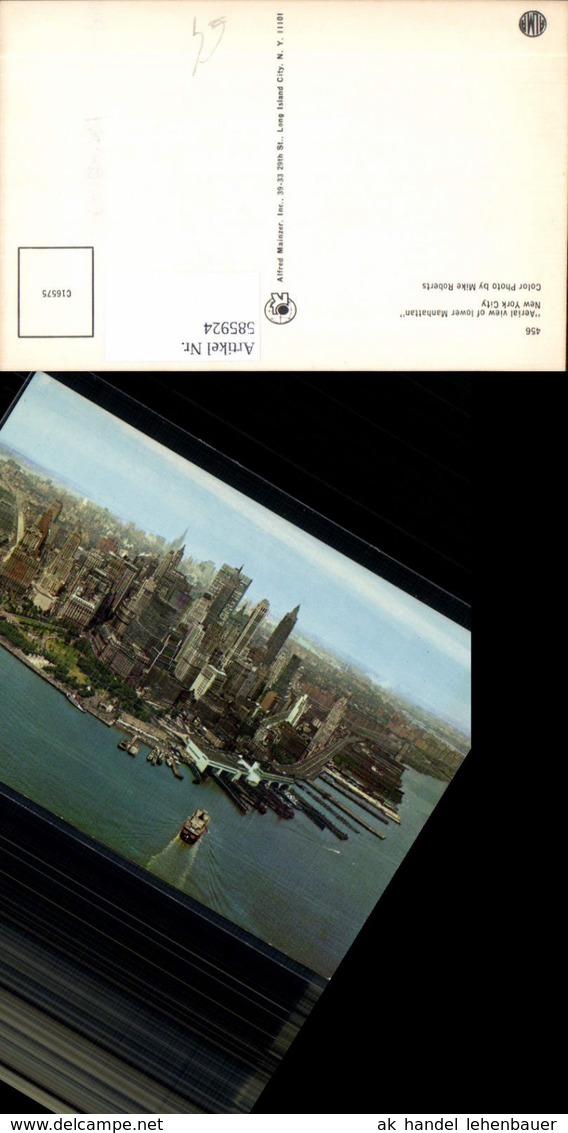 585924,Aerial View Of Lower Manhattan New York City - Sonstige & Ohne Zuordnung