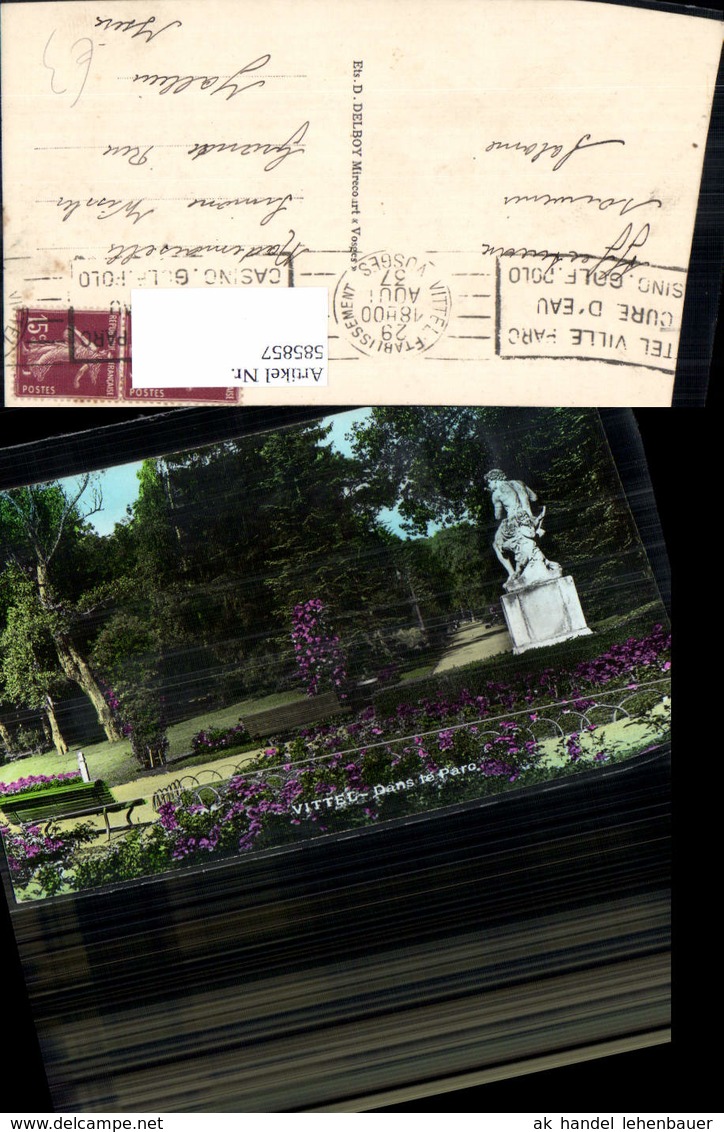 585857,Vittel Dans Le Parc Statue Park France - Other & Unclassified