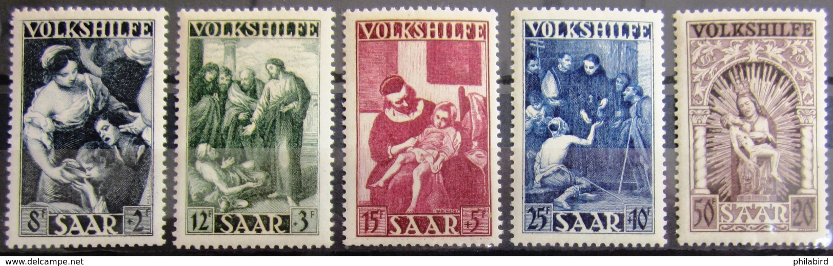 SARRE                    N° 263/267                 NEUF** - Unused Stamps