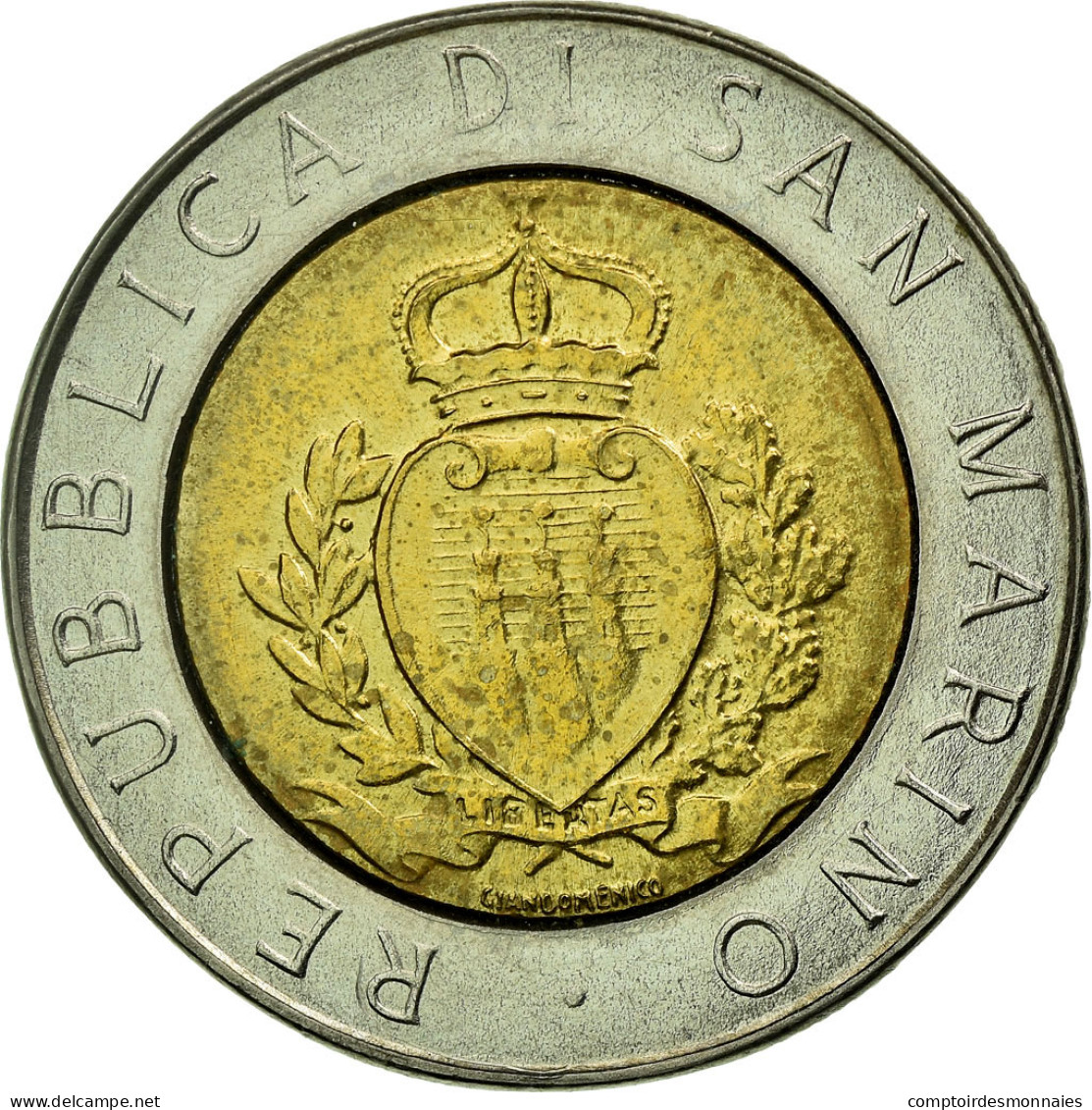 Monnaie, San Marino, 15th Anniversary - Resumption Of Coinage, 500 Lire, 1987 - Saint-Marin